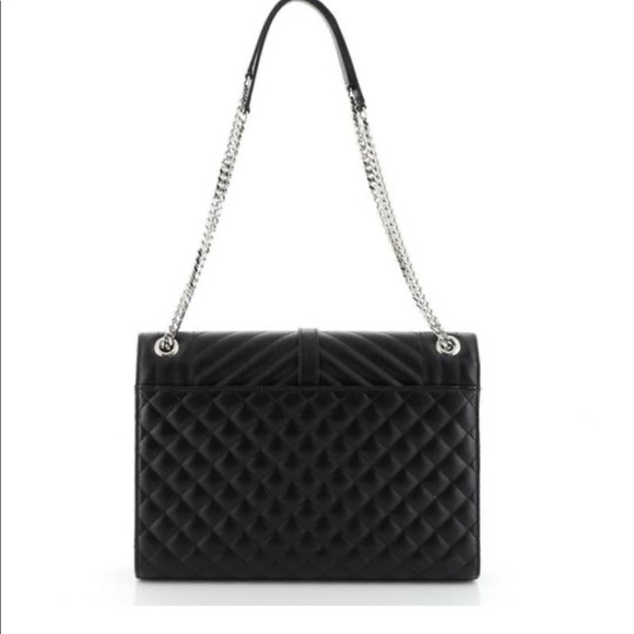 Saint Laurent Monogram Envelope Quilted Bag - Picture 6 of 7